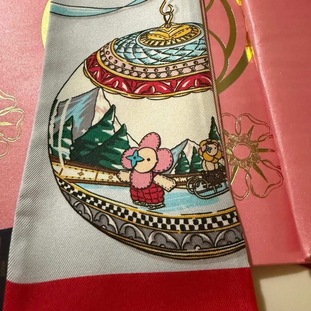 Louis Vuitton Rare Xmas Vivienne Bandeau New With Box Authentic Limited Edition - Picture 2 of 16